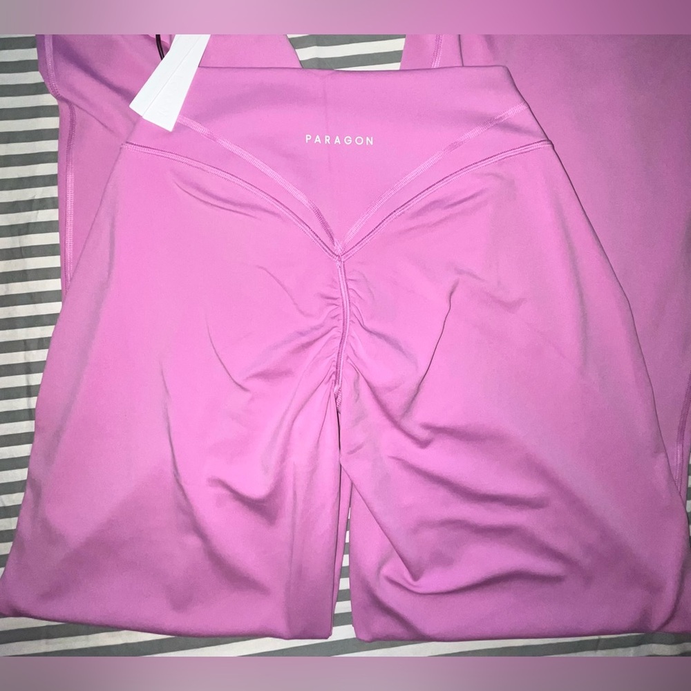 Paragon Reluna Icon Sculptseam Plus Pant: Short 31" + Infinity Bra in Tulip Sz M - Picture 8 of 10